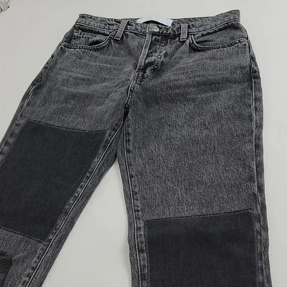 IRO Lep Patchwork Distressed Mid-Rise Slim-Leg Jeans - Picture 4 of 10